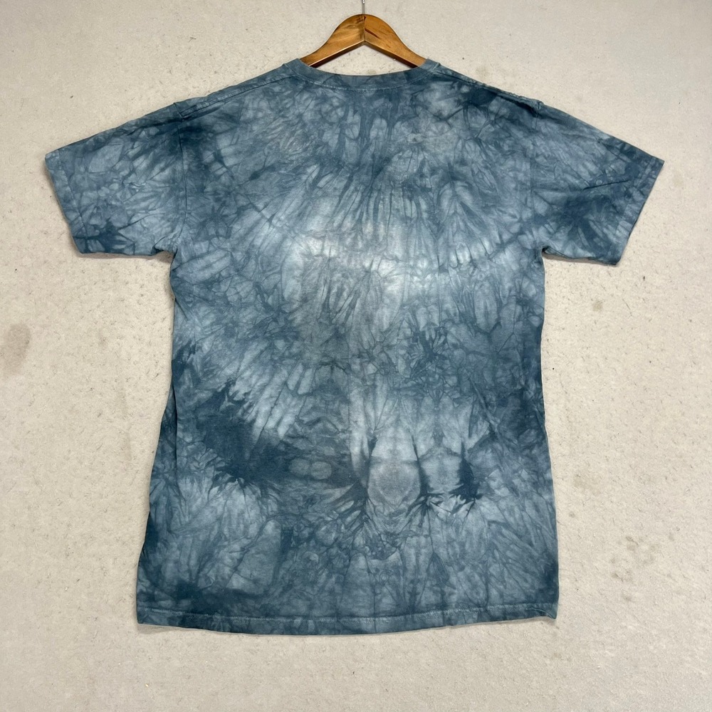 The Mountain T-Shirt Manimals Eagle Pilot Tie Dye Mens L Blue Animals Patriotic - Picture 2 of 7